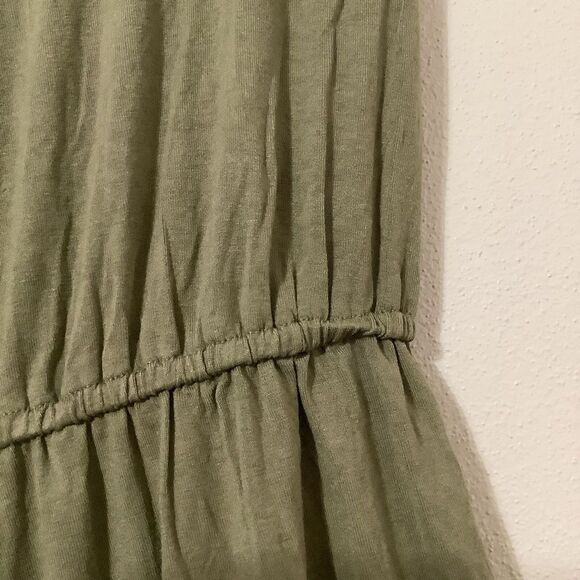 Forever 21 Olive Green Lightweight Slouchy Stretch Romper Small - Picture 14 of 14